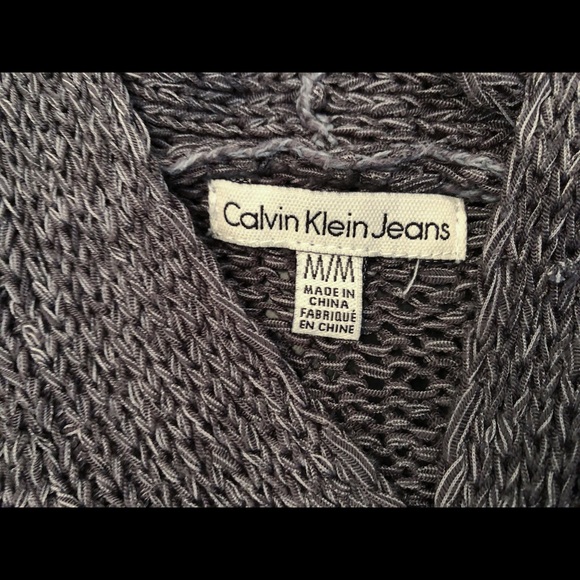*$5 Add-on* CALVIN KLEIN JEANS - Cardigan (M) - Picture 2 of 3